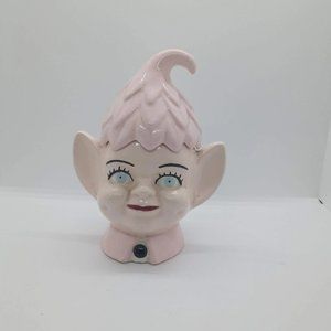 Vintage PIXIE Elf Jar, Rare Vintage Jar 1960s, Collectors Jars